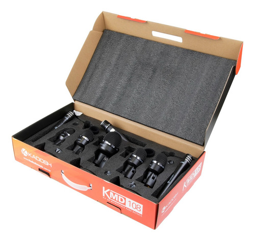 Kit Kadosh 8 Mic Slim Kmd108 P/ Bateria E Estúdio