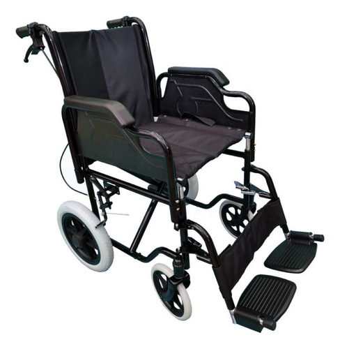 Silla De Ruedas De Transporte Tipo Escritorio - Tme904 Negro