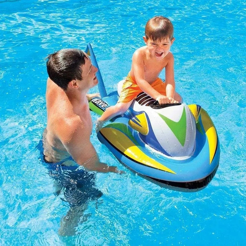 Flotador Colchoneta Juguete Inflable Intex Moto De Agua