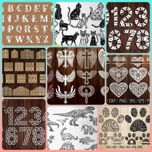 Vectores 2d Corte Láser Cnc Plasma T004
