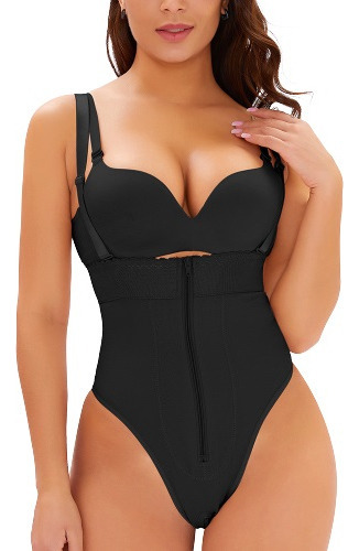 Faja Body Tanga Con Tirante Ajustable, Faja Reductora