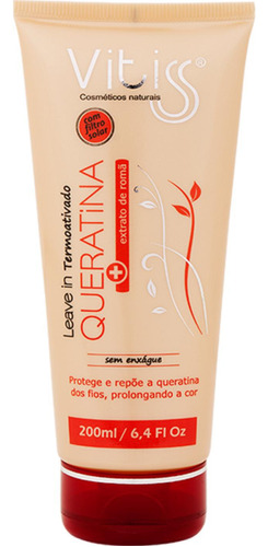 Leave In Vitiss Queratina + Extrato De Romã 200ml