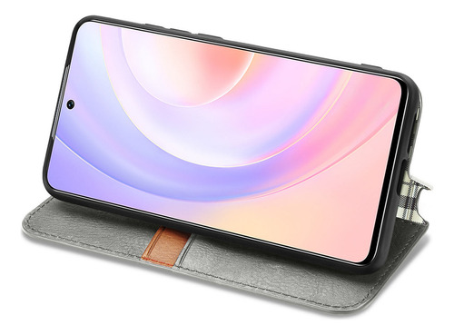 Funda De Piel Tipo Cartera Para Oppo Reno 13 F 4g, Reno 13 F 5g Y A5 Pro, Cierre Magnético Oculto