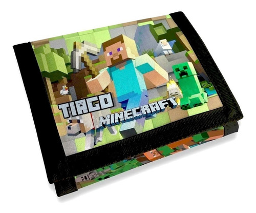 Imagem 1 de 4 de Carteira Infantil Minecraft