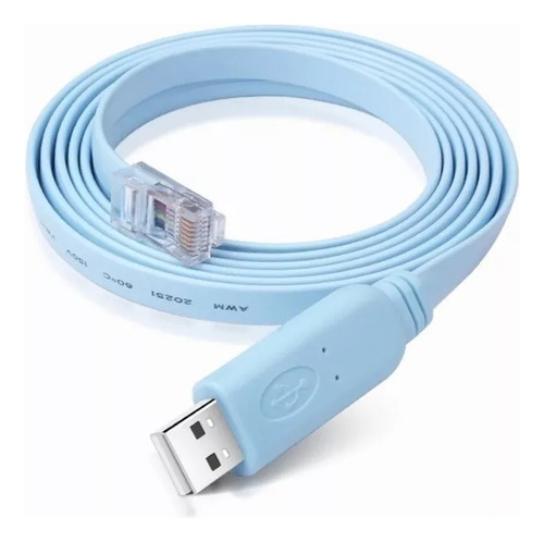 Cable Rj45 Macho A Usb Hembra Consola Ethernet Cat E5