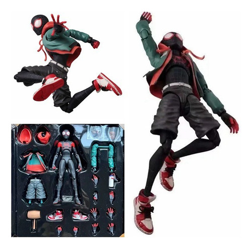 Spiderman Miles Morales Across The Spider-verse Figura Model