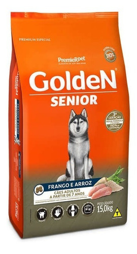 Ração Golden Formula Cães Sênior 15kg