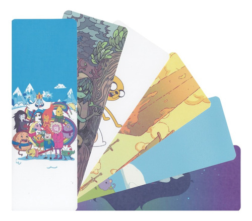 Pack 12 Separadores Para Libros Colección Adventure Time Multicolor Adventure Time 1