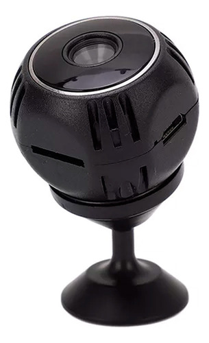 Mini Cámara Wifi Con App Para Celular Espía Vigilancia Negro