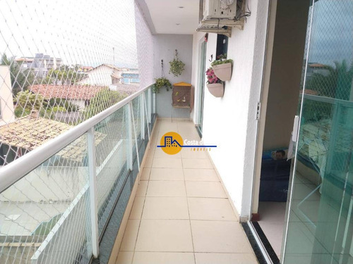 Excelente Apartamento Com 2 Dormitórios À Venda, 80 M² Por R$ 295.000,00 - Recreio - Rio Das Ostras/rj - Ap0703
