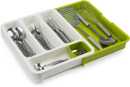 Imagen 3 de 4 de Organizador De Cubiertos Extensible Ajustable Cocina