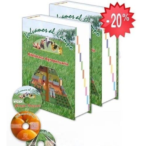 Volvamos Al Campo Biblioteca Agropecuaria (2 Tomos + 3 Cd´s)