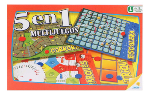 5 En 1-juego De Mesa