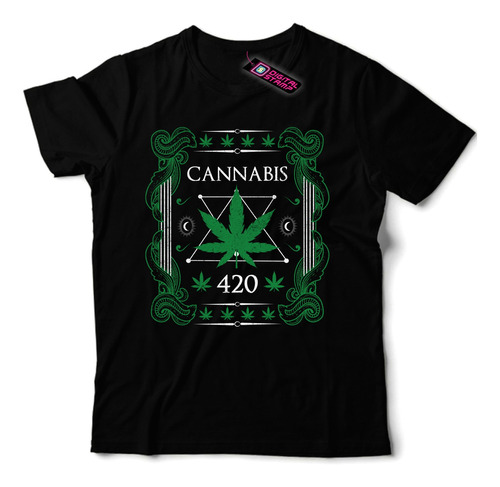 Remera Cannabis Marihuana Chala 420 Can3 Dtg Premium