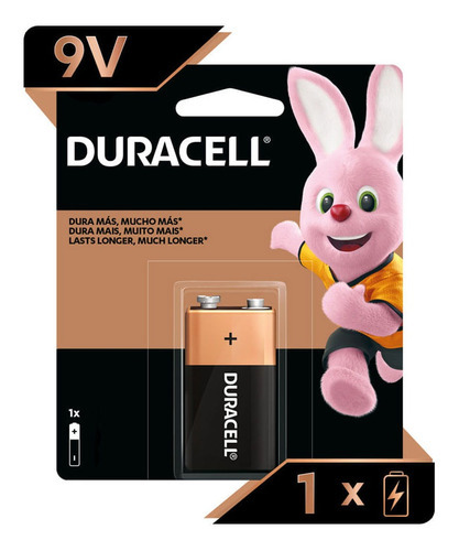 Batería Alcalina Duracell 9v X1