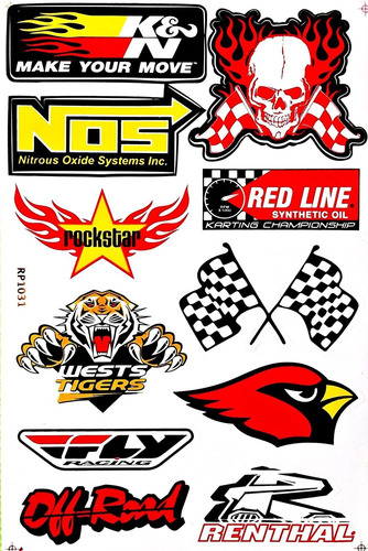 Coches Motorsport Nos Hot Rod Drag Racing Lote De 6 Calco...