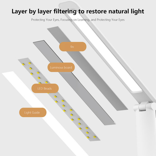 Candeeiro De Mesa V Novo Relógio Eletrônico Led Recarga Dobr