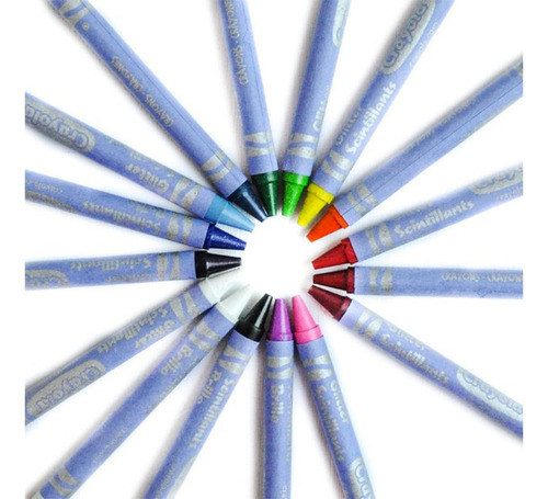 Crayola Crayones Glitter X 16 9 Cm Original