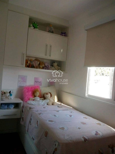 Apartamento De 3 Quartos Para Venda - Jardim Guapituba - Mauá - Izm83d42-539970