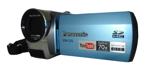 Video Cámara Panasonic Sdr-s25 Ultra Zoom Optico 70x Ois 