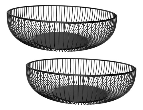 Cesta Almacenamiento Mesa Hierro Plato Fruta Para