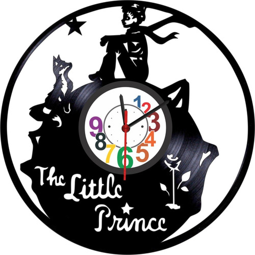 Reloj En Vinilo Lp/ Vinyl Clock El Principito