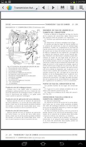 Manual Transmisión Automática Ram90-96 (42re- A500) Español (Usado)