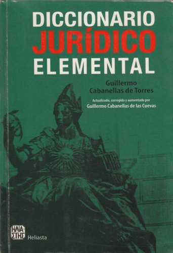 Libro Fisico Diccionario Juridico Elemental Cabanellas