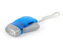 Comprar Linterna Led A Dinamo No Necesita Pilas Con 3 Lámparas Led