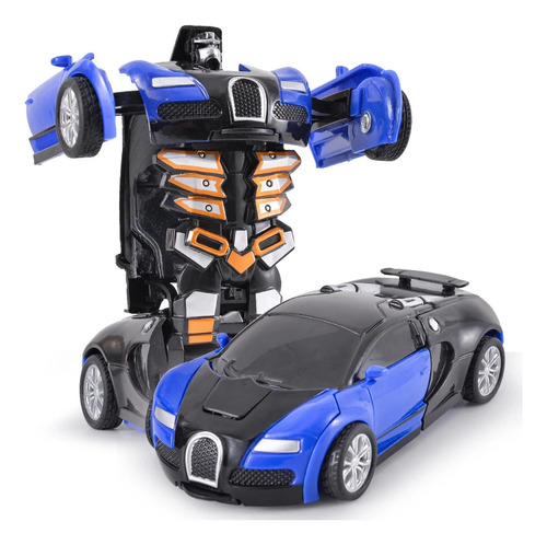 Coche De Juguete Robot De Deformación Por Colisión Automátic