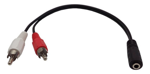 Cable De Audio Bidirecional Rca Macho Miniplug Hembra Gtia