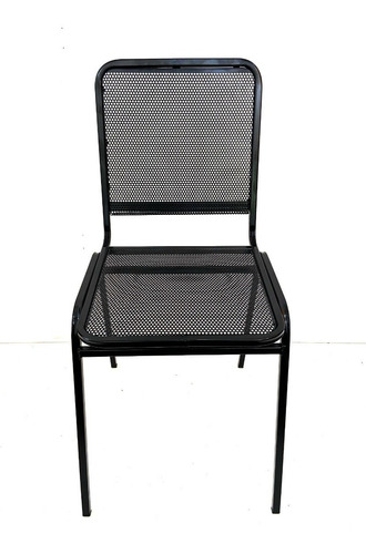 Imagen 2 de 9 de Silla Metalica Chapa Para Bares Interior Exterior Diseño