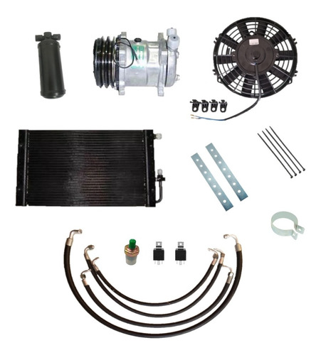 Kit Ar Condicionado Universal 12v S Suporte S Cx Evaporadora