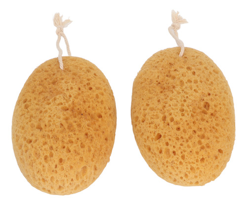 2pcs Body Scrubber Bath Exfoliating Sponge Smooth Smooth