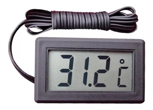 Imagen 1 de 3 de Termometro Digital Con Sensor Por Cable A Distancia ®