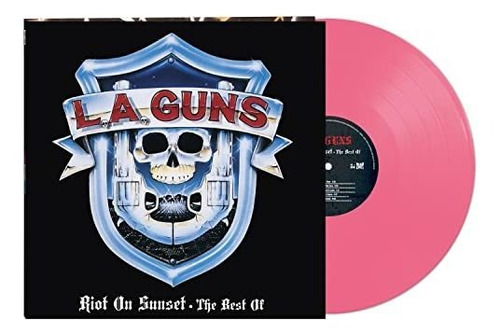 L.A. Guns - Riot On The Sunset Strip (rosa) - vinil 2022 produzido por Deadline Music