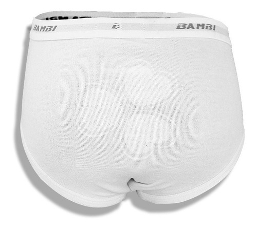 Trusa Clásica Algodón Niño Y Adolescente Bam14 Pack 3 Pzas