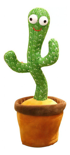 El peluche Dancing Cactus canta y repite lo que dice