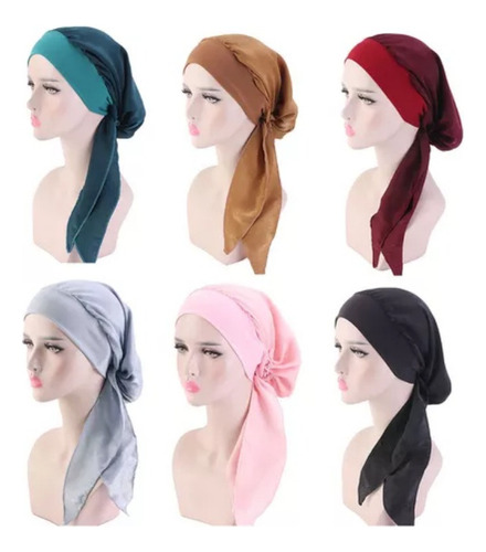 Turbante Oncológico Alopecia Adorno Cabeza Gorro Con .