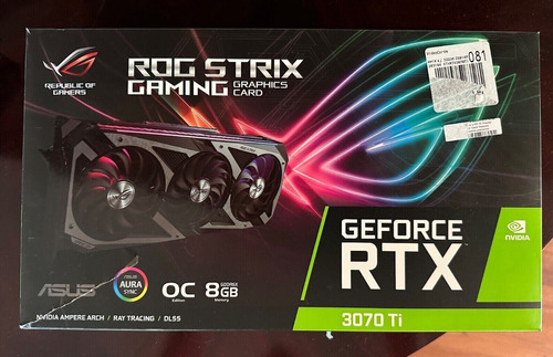 Nuevo Asus Rog Strix Geforce Rtx 3070 Ti Oc 8gb