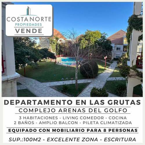 Departamento En Complejo Arenas Del Golfo. Las Grutas.