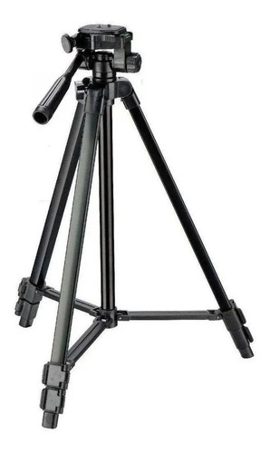 Imagem 2 de 4 de Tripé De Alumínio Profissional M1,30 + Suporte Celular/bolsa