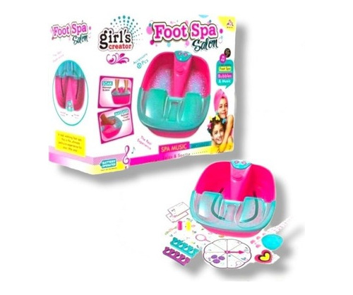 Juguete Foot Spa Salon Spa Pies Para Niñas