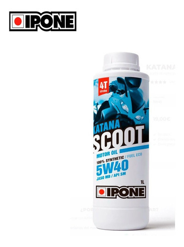 Aceite Scooter Sintetico  Scoot 4t 5w40 1l. Ipone. M_clas