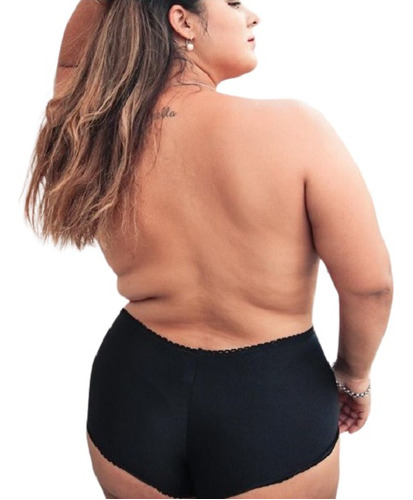 Culotte Talles Grandes De Lycra Tiro Alto - Lenceria Xxl