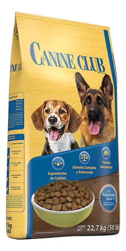 Alimento Para Perro 22.7 Kg Canine Club Msi