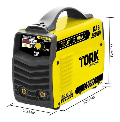 Máquina De Solda Inversora Kab250 Bivolt Ie-8250 Super Tork