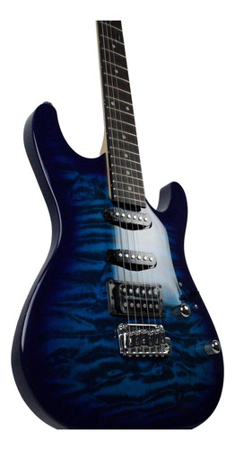 Guitarra Ibanez Gsa60qa Soloist Blue Burst 6 Cordas Hss