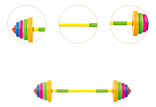 Dumbbels Para Niños Peso Para Niños Juguete Estilo A