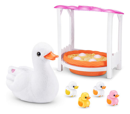 Toy Walking Mama Duck Pets Alive Com 4 Ovos Surpresa Zuru 3+
